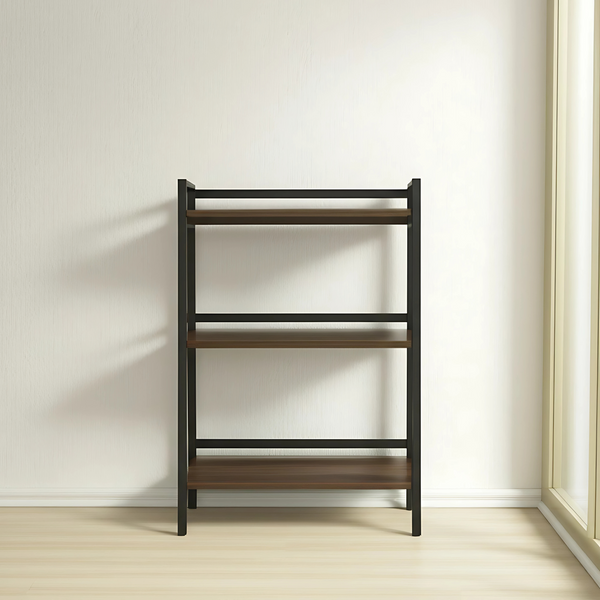 Heaven Shield Utensil Kitchen Rack Iron, Wood Multipurpose Rack | Microwave Oven Stand & OTG Rack