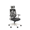 Heaven Shield Multi Adjustable Headrest Office Chair (Nylon, Black)