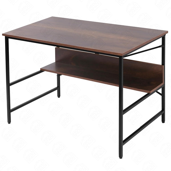 Heaven Shield Study Table for Students – Office Table, Adults Work Table for Home Office – pc, Laptop, Desktop, Drawing, Computer Table with Storage Space (Walnut)