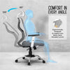 Heaven Shield Ergonomic Mesh Home & Office Chair Imported Pneumatic Hydraulic|2D Adjustable Arm Rest (High-Back), White