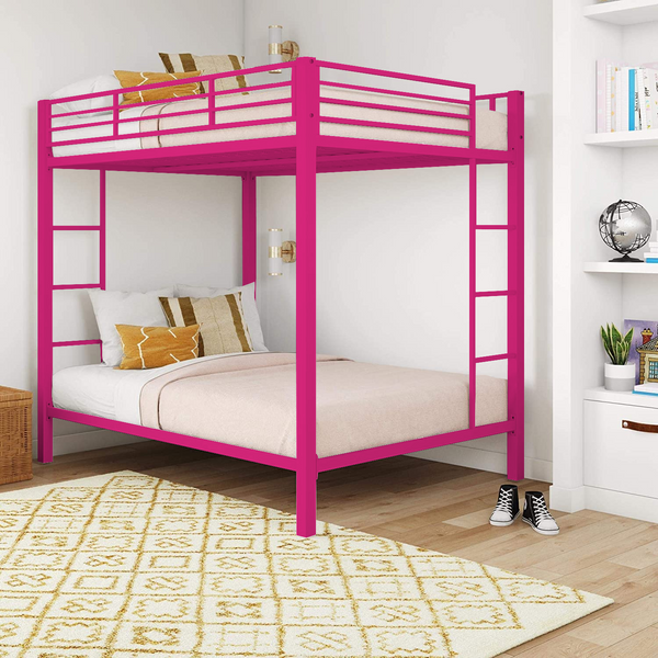Heaven Shield ®™ | Avengers Twin Bed for Junior/ Adults with Guard Rail, Metal Bunk Bed Metal Bunk Bed(Finish Color - Grey, DIY(Do-It-Yourself))