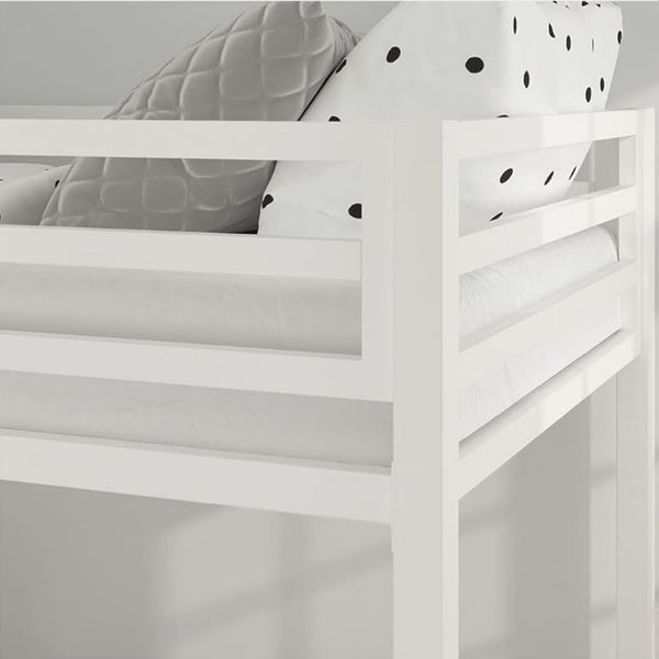 Heaven Shield ®™ | Avengers Twin Bed for Junior/ Adults with Guard Rail, Metal Bunk Bed Metal Bunk Bed(Finish Color - Grey, DIY(Do-It-Yourself))