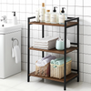 Heaven Shield Utensil Kitchen Rack Iron, Wood Multipurpose Rack | Microwave Oven Stand & OTG Rack
