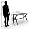 Heaven Shield K Table Engineered Wood Study Table, Laptop, Computer Table Desk for Home & Office