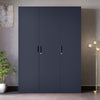 Heaven Shield 3-Door with Locker Metal Almirah(Finish Color - Textured Denim Blue, Pre-assembled)