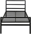 Heaven Shield Home Decor Metal Single Bed(Finish Color - Black, Delivery Condition - DIY(Do-It-Yourself))