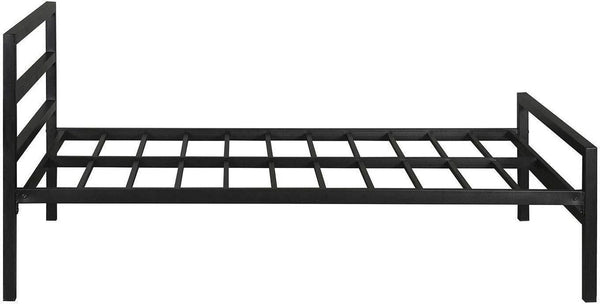 Heaven Shield Home Decor Metal Single Bed(Finish Color - Black, Delivery Condition - DIY(Do-It-Yourself))