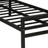 Heaven Shield Home Decor Metal Single Bed(Finish Color - Black, Delivery Condition - DIY(Do-It-Yourself))