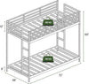 Heaven Shield ®™ | Twin Bed for Junior/ Adults with Guard Rail, Metal Bunk Bed Metal Bunk Bed(Finish Color - Pink, DIY(Do-It-Yourself))