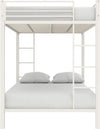 Heaven Shield ®™ | Twin Bed for Junior/ Adults with Guard Rail, Metal Bunk Bed Metal Bunk Bed(Finish Color - White, DIY(Do-It-Yourself))