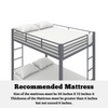 Heaven Shield ®™ | Avengers Twin Bed for Junior/ Adults with Guard Rail, Metal Bunk Bed Metal Bunk Bed(Finish Color - Grey, DIY(Do-It-Yourself))